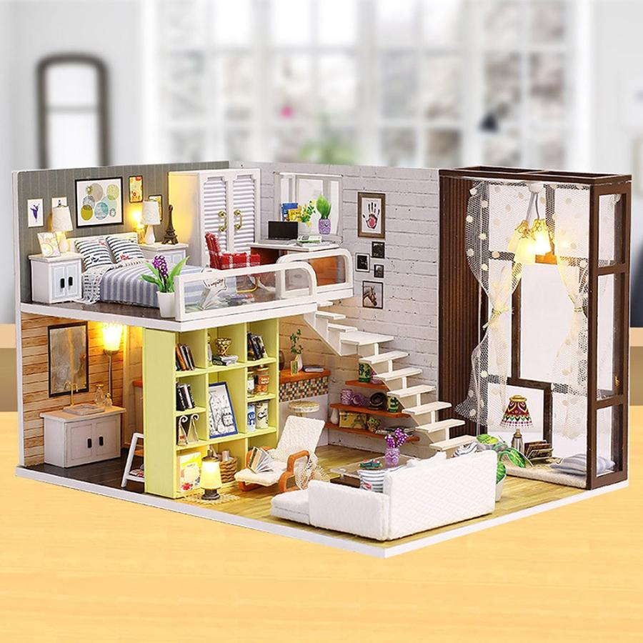 ドールハウス ミニチュア 手作りキット セット 現代モダン ドールハウス ミニチュア 手作りキット セット 現代モダン