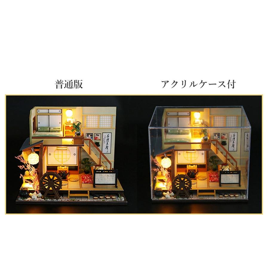 フィギュア＆LEDライト付きミニチュアハウス　ロフト【クリアケース付き】セット フィギュア＆LEDライト付きミニチュアハウス ロフト【クリア