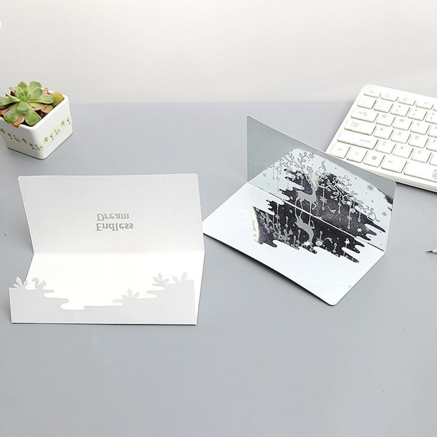 メッセージ カード バースデー グリーディング 立体 影絵 切り絵 シルエット 雪 結晶 ホワイト ペガサス トナカイ ウサギ ネコ 4種セット 1808me47 ドールハウスと雑貨 Moin Moin 通販 Yahoo ショッピング