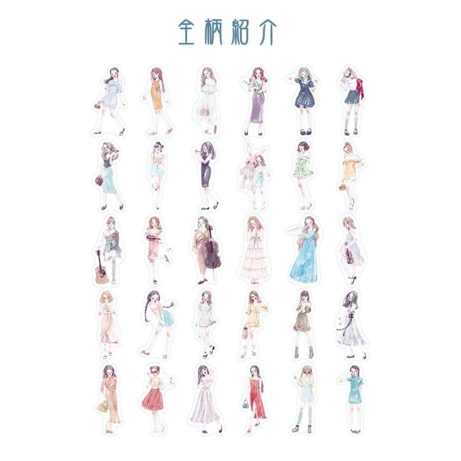 しおり ブックマーク ブックマーカー おしゃれ 水彩 女の子 かわいい ファッション ガーリー メッセージカード メモ帳 としても 30枚セット 1808sor31 ドールハウスと雑貨 Moin Moin 通販 Yahoo ショッピング