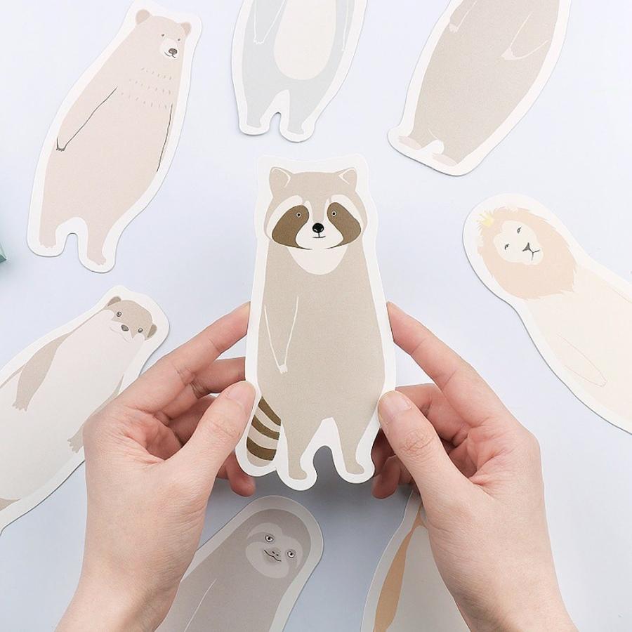 しおり ブックマーク ブックマーカー メッセージカード アニマル