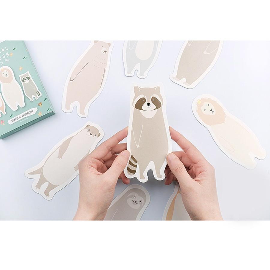 しおり ブックマーク ブックマーカー メッセージカード アニマル 動物 二足歩行 棒立ち 真顔 メモ帳 としても 30枚セット 1808sor32 ドールハウスと雑貨 Moin Moin 通販 Yahoo ショッピング