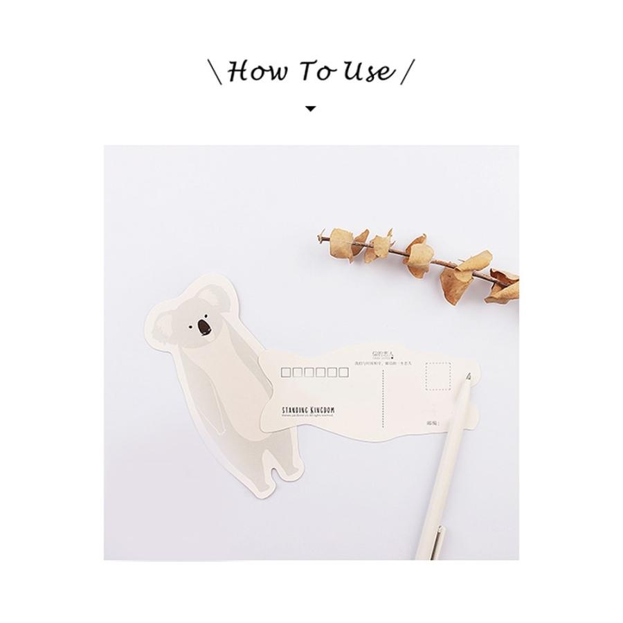 しおり ブックマーク ブックマーカー メッセージカード アニマル