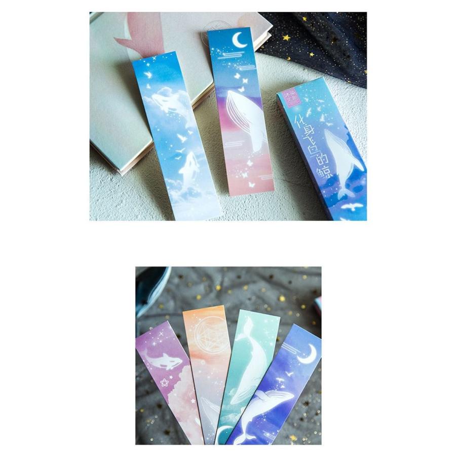 しおり ブックマーク ブックマーカーいるか 鯨 くじら シャチ 幻想的