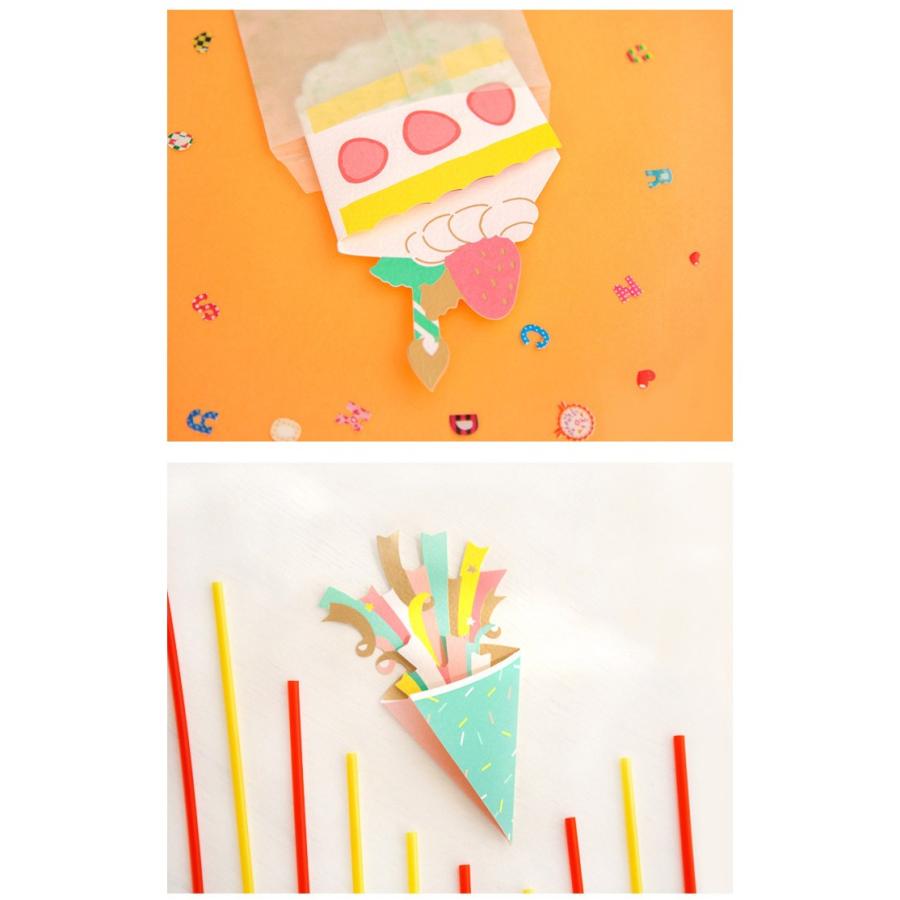 メッセージ 誕生日 バースデー カード 封筒 5種セット ハート アイスクリーム プレゼント ショートケーキ クラッカー 等 1811me053 ドールハウスと雑貨 Moin Moin 通販 Yahoo ショッピング