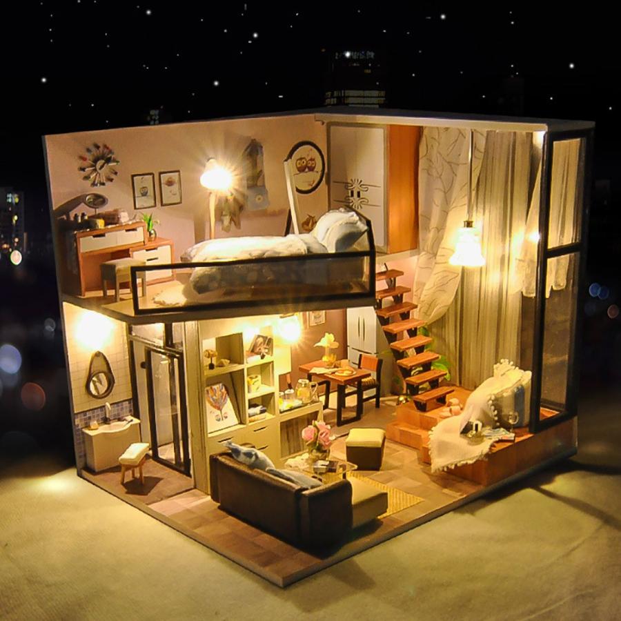 ドールハウス ミニチュア 手作りキット セット 現代モダン