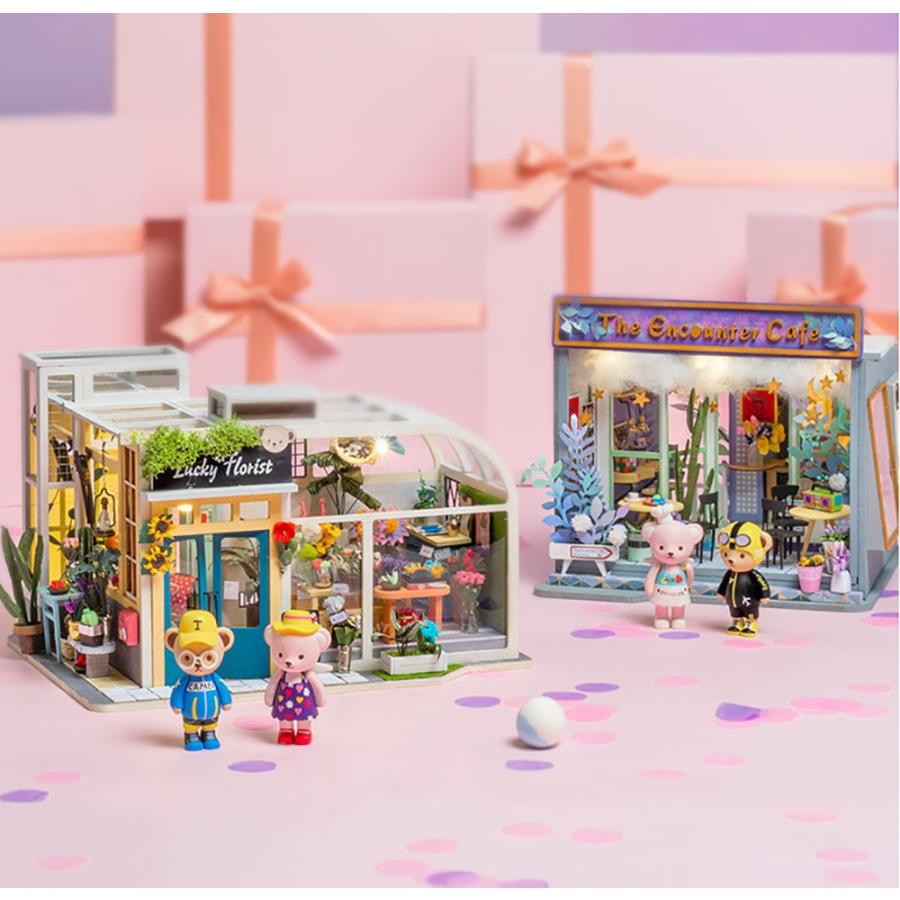 ドールハウス ミニチュア 手作りキット セット テディベア 童謡 可愛い