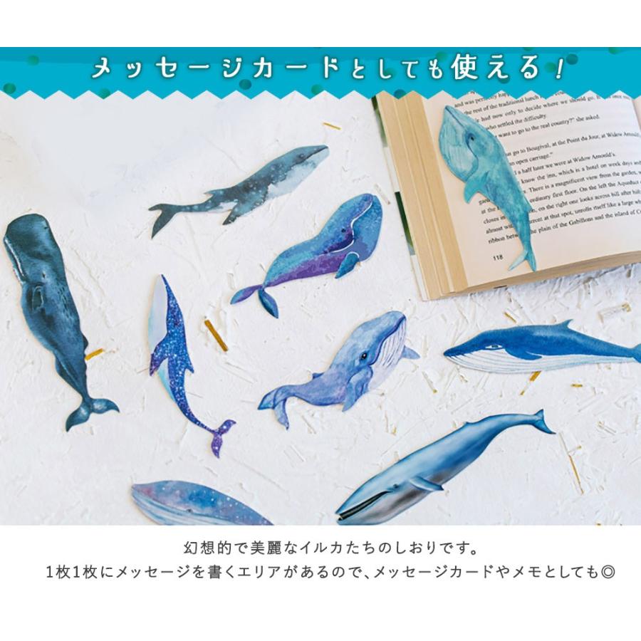 しおり ブックマーク ブックマーカーいるか 鯨 くじら シャチ 幻想的 月 星 水彩 美麗 メッセージカードとしても 30枚セット パターンb 1909sor38 ドールハウスと雑貨 Moin Moin 通販 Yahoo ショッピング