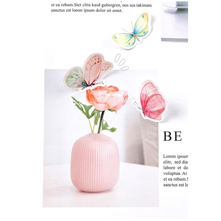 シールフレークシール 蝶 蝶々 ちょうちょ  リアル / スケジュール 手帳 アルバム デコ 手紙 カレンダー / 92枚セット |  | 06