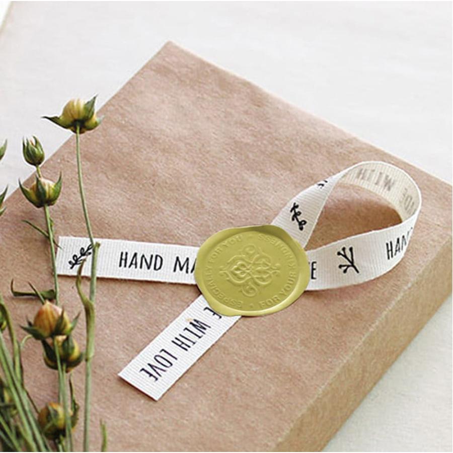 シールシーリング ワックス 120枚 大容量 (1シートにつき8枚 15シート