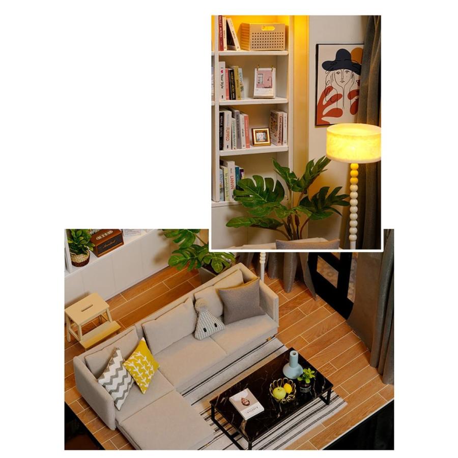 ドールハウス ミニチュア 手作りキット セット 1/12 元気生活