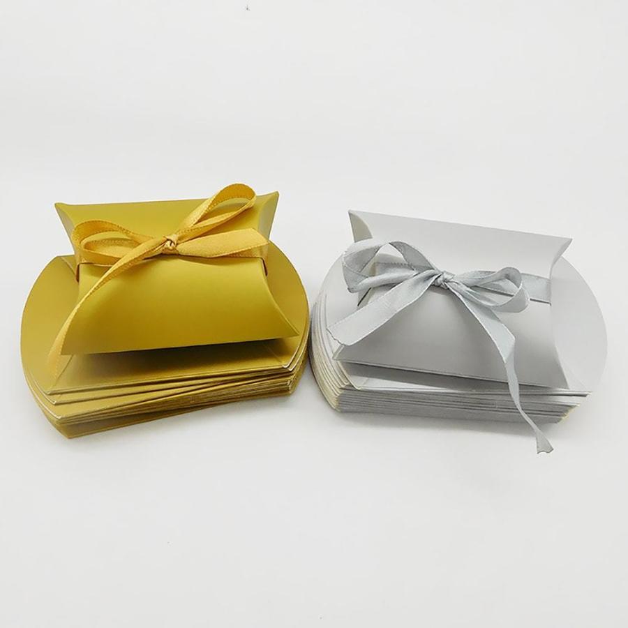 ラッピングアクセサリー ピローボックス 枕型 | 幅9×縦6.5×奥行2.4cm