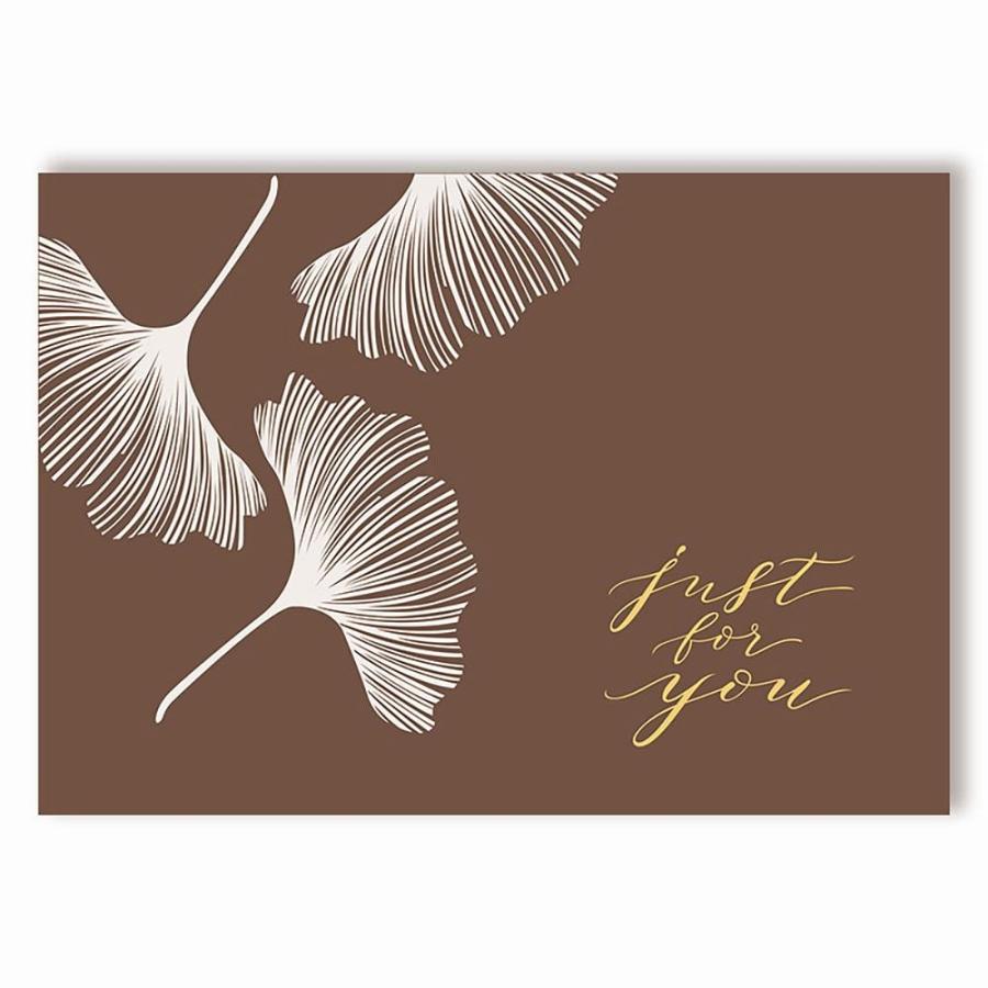 メッセージカード Just for you 心を込めて ギフト プレゼント | 花 桜 