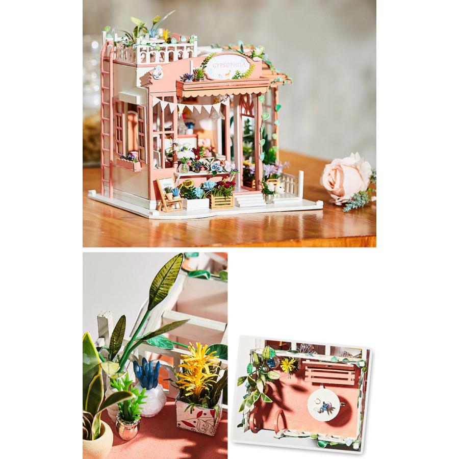 ムーミンフィギュア＆ドールハウス【オルゴール、LEDライト、クリア