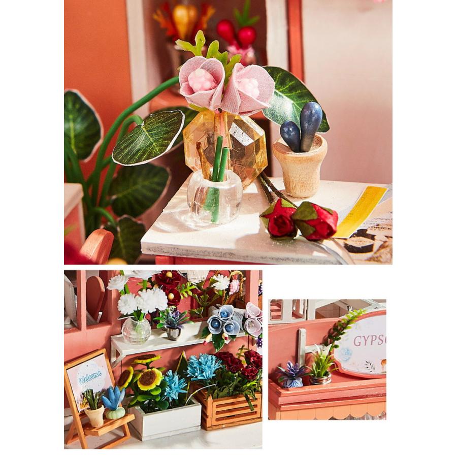 送料無料 1/24 ドールハウス ミニチュア 手作りキット 看板犬がお