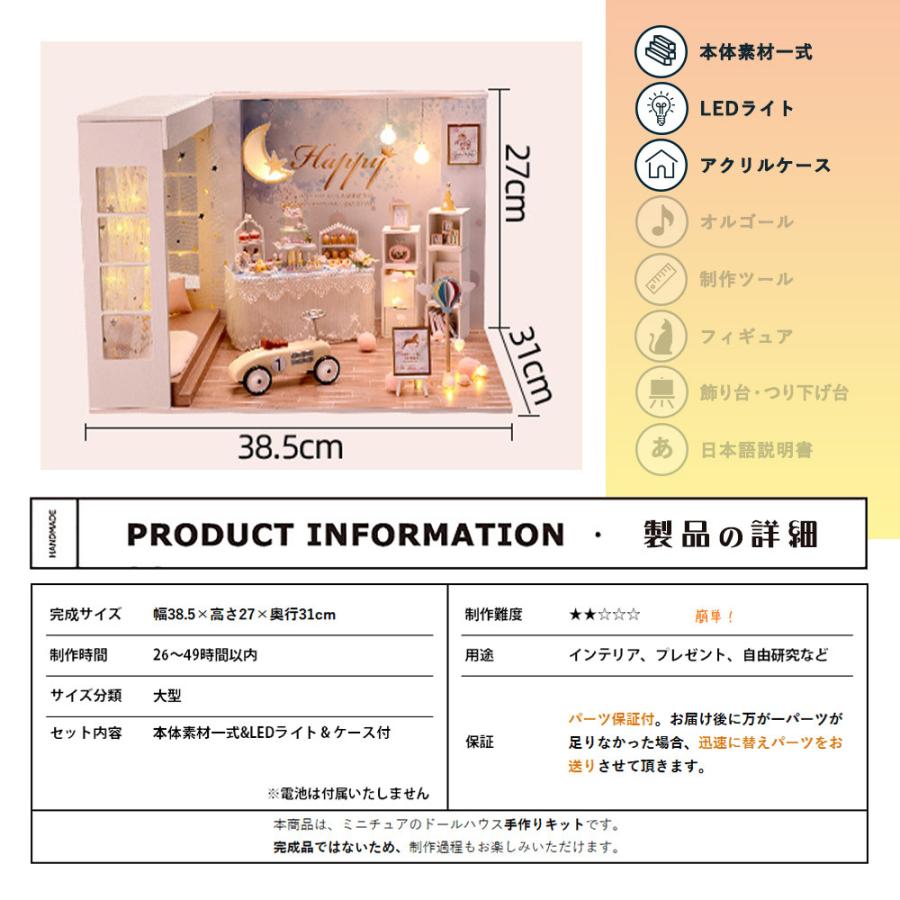 ドールハウス ミニチュア 手作りキット 1/12 ドール | ケーキ ドールハウス ミニチュア 手作りキット 1/12 ドール | ケーキ