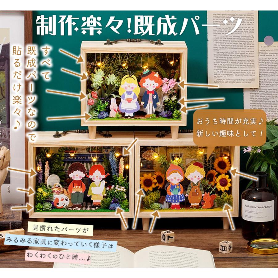 きき様＊kyo＊ハンドメイド＊レトロ花柄＊ミニチュア インテリア他 花彩りの古き良き町家」ミニチュア ドールハウス ☆完成品