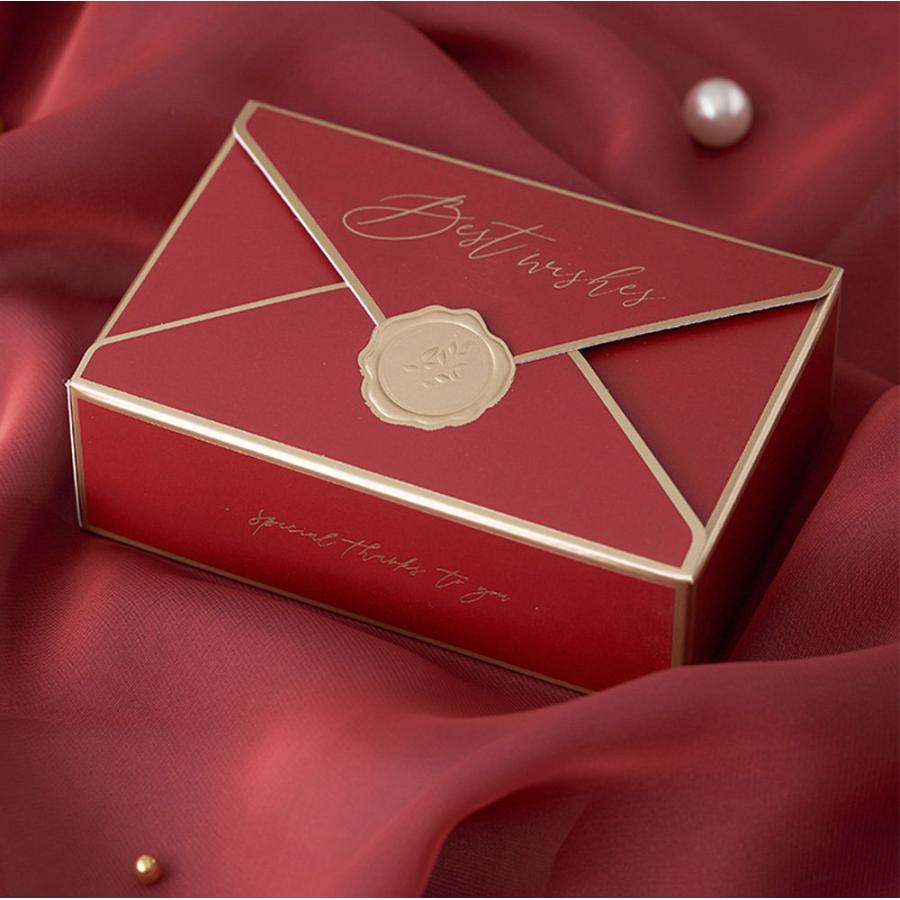 ラッピング プレゼントボックス 12枚セット | 封筒 手紙 シーリング