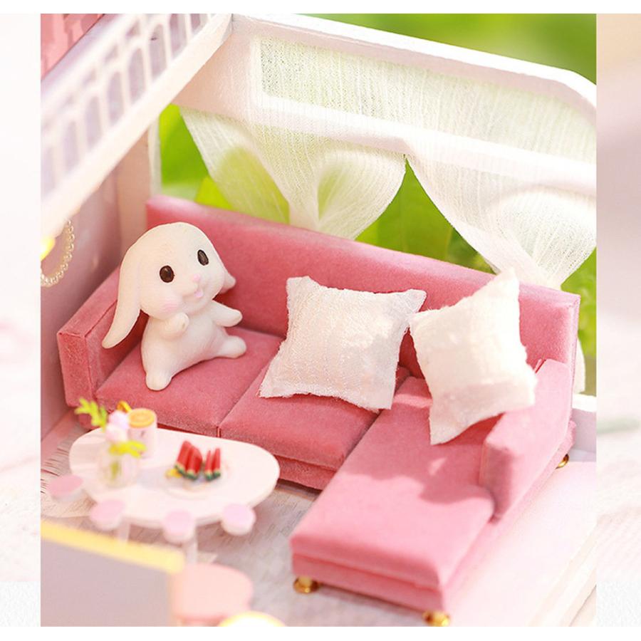 1/24 ドールハウス ミニチュア 手作りキット 英語説明書 肉球 猫