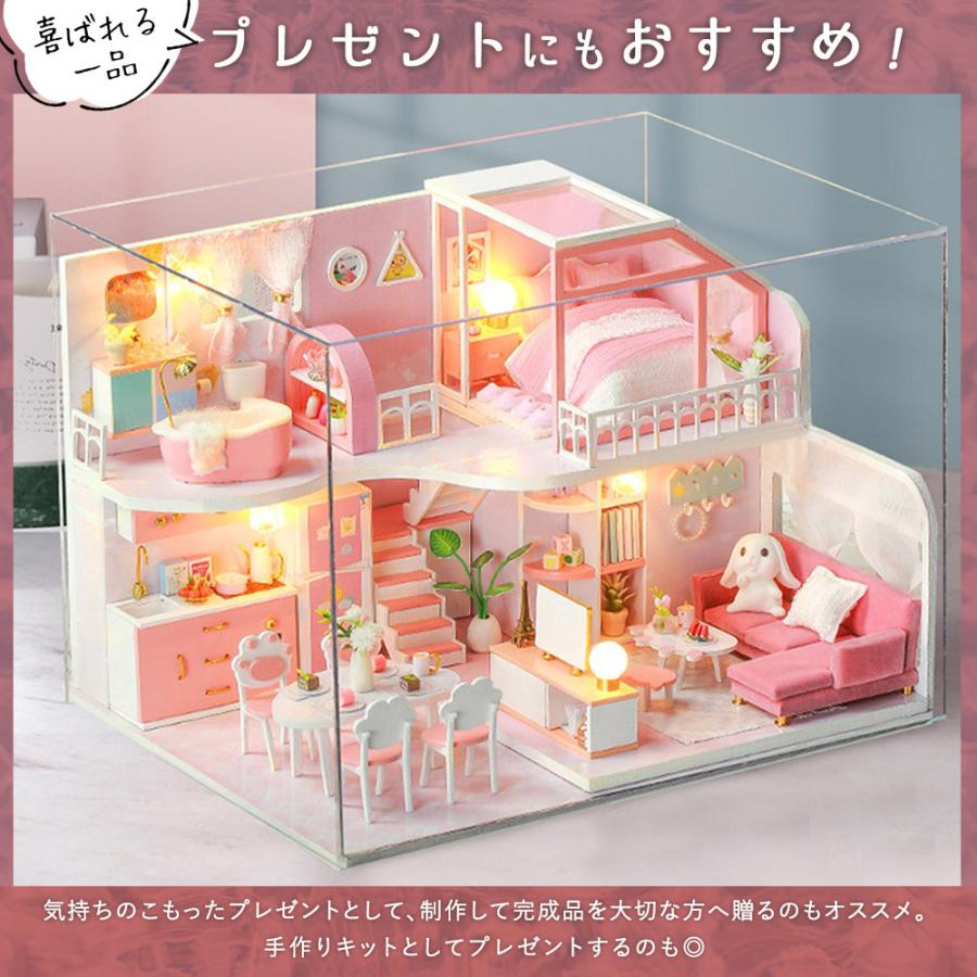 1/24 ドールハウス ミニチュア 手作りキット 英語説明書 肉球 猫