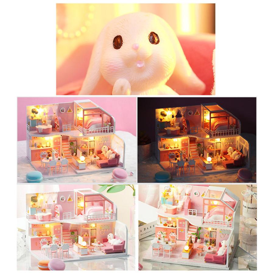 ミニミニぬいぐるみ リスちゃん ピンク 海外作家様 ハンドメイド ドールハウス ミニミニぬいぐるみ リスちゃん ピンク 海外作家様 ハンドメイド