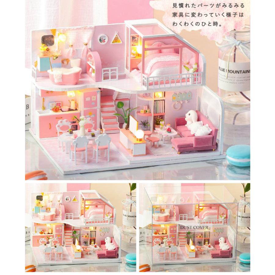 1/24 ドールハウス ミニチュア 手作りキット 英語説明書 肉球 猫