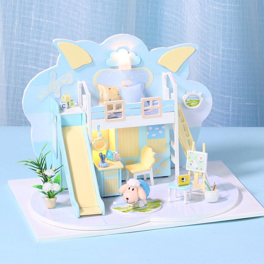 大人しい羊さん ぬいぐるみ ハンドメイド 海外作家様 部屋飾り ドールハウス 大人しい羊さん ぬいぐるみ ハンドメイド 海外作家様 部屋飾り