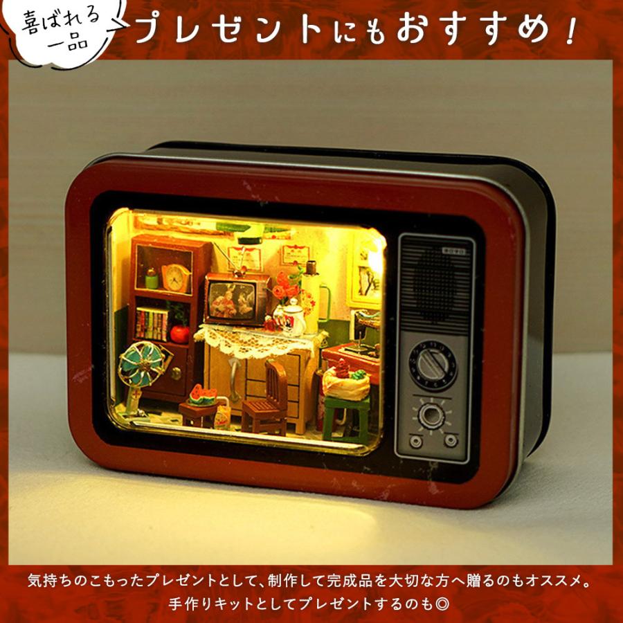 ドールハウス ミニチュア 手作りキット セット手のひらサイズ 缶 小物