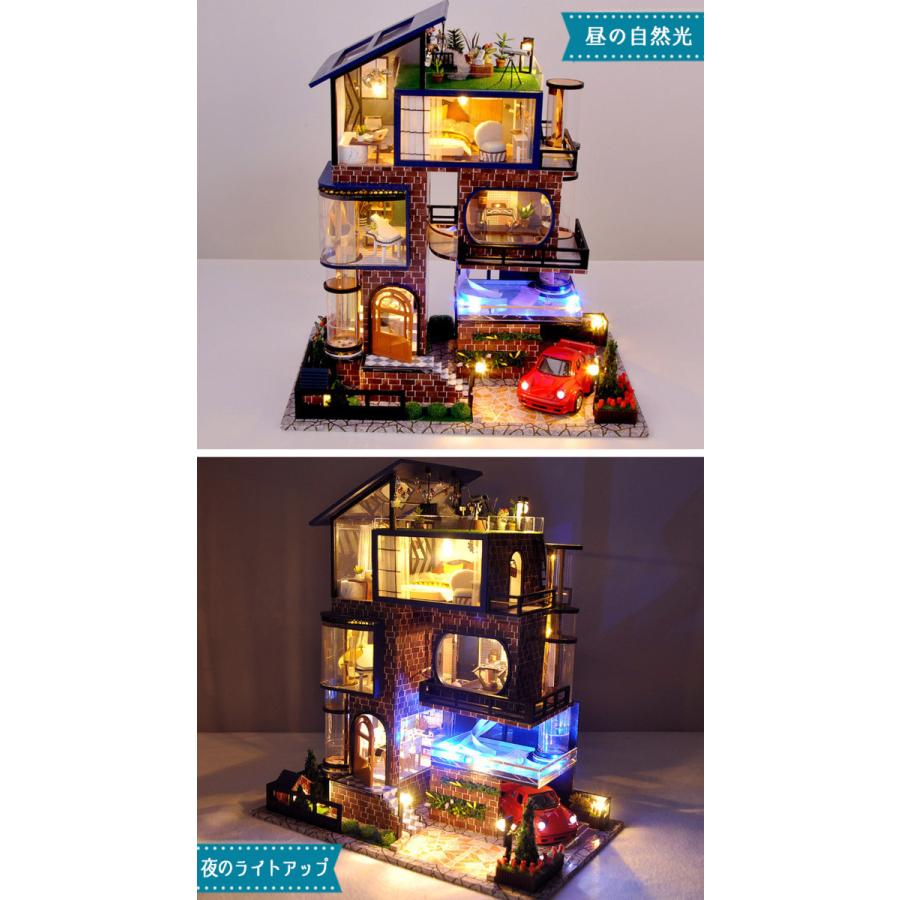 新品】ミニチュアドールハウスキット 3階建て - メルカリ