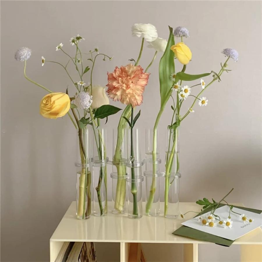 フラワーベース フラスコ 試験管 ( 直径2.5cm×高15cm ) 花瓶 リンク