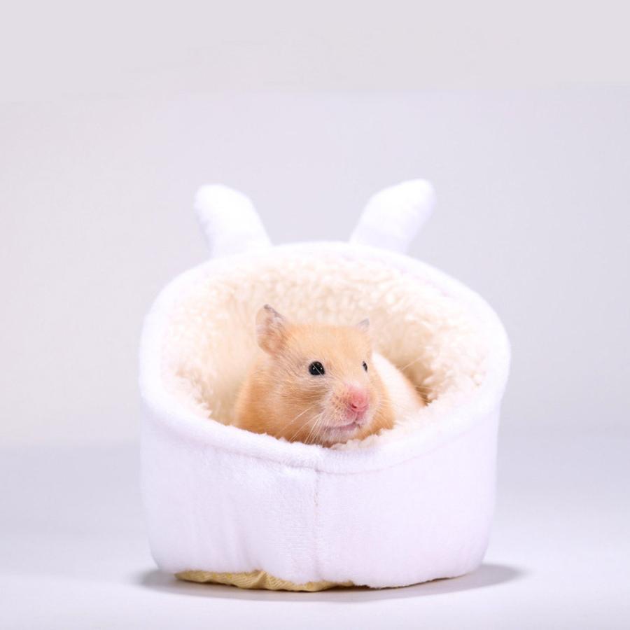 ハムスター リス 小動物家 ハウス ペット ベッド | ふわふわ