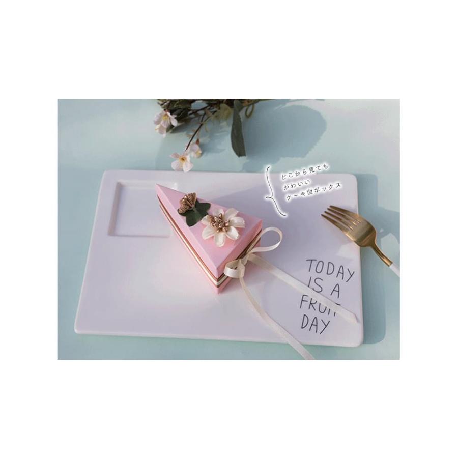 ラッピングケーキ型 ホール ケーキ ギフト ボックス 箱 小分け | リボン + フラワー 10セット ( 花 / ピンク / Mサイズ )｜moin-moin｜07