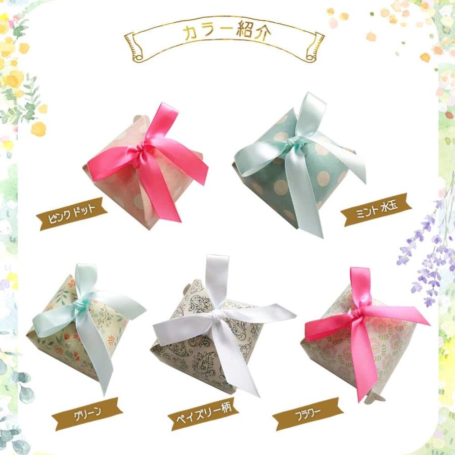 ラッピングボックス ミニ 5種×2枚ずつ 10枚セット 幅7.5x奥行7.5x高さ