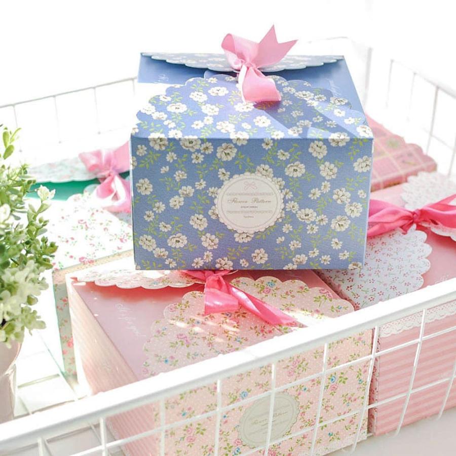 カラフル ギフトボックス ハッピープレゼント ギフトボックス(9.5×9.5