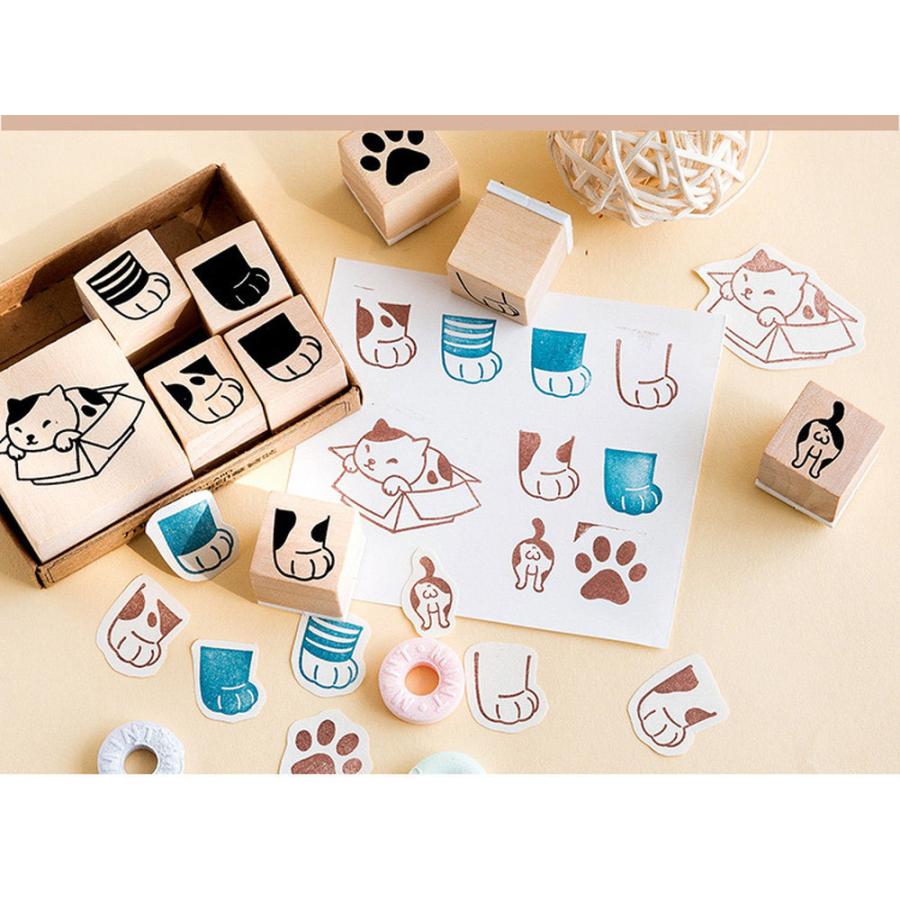 *78*【新品・未使用】海外雑貨✩女の子 宇宙 ガーリー スタンプ はんこ 木製 はんこ スタンプ9個セット 手描き 宇宙飛行士 木 木製 宇宙 惑星 星