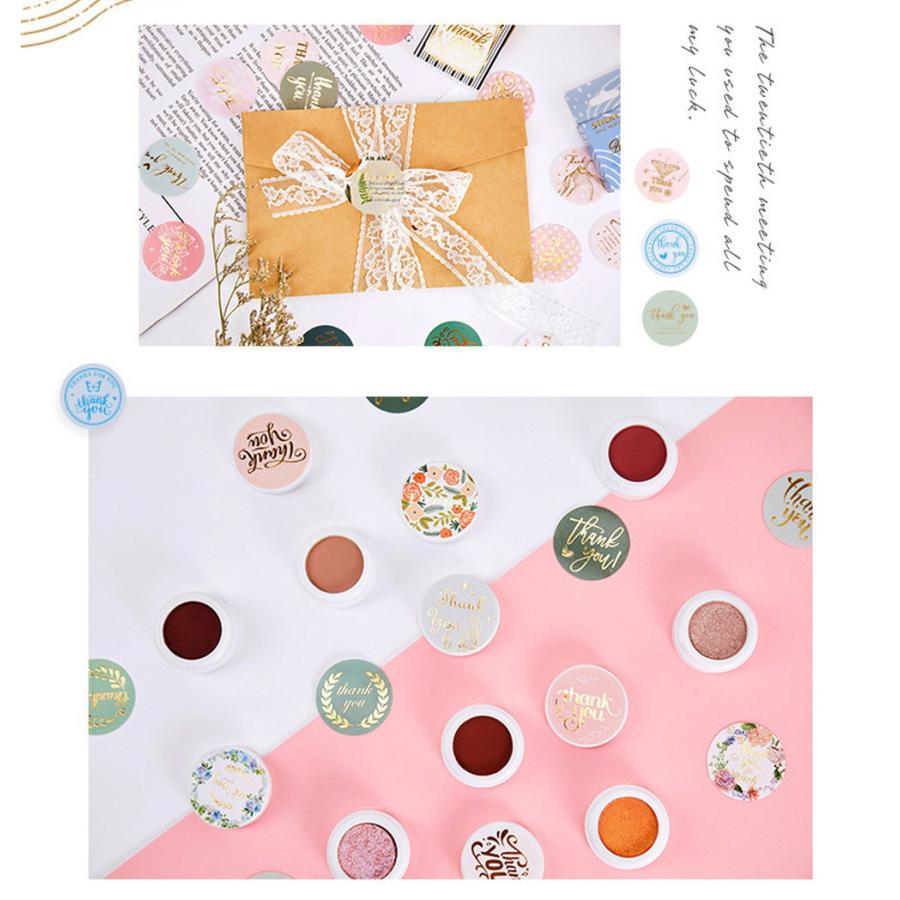 シール フレーク 金 ゴールド キラキラ サンキュー THANK YOU