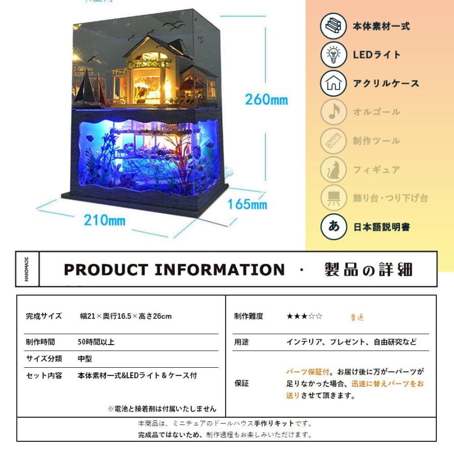 1/24 ドールハウス ミニチュア 手作りキット 【日本語説明書付属