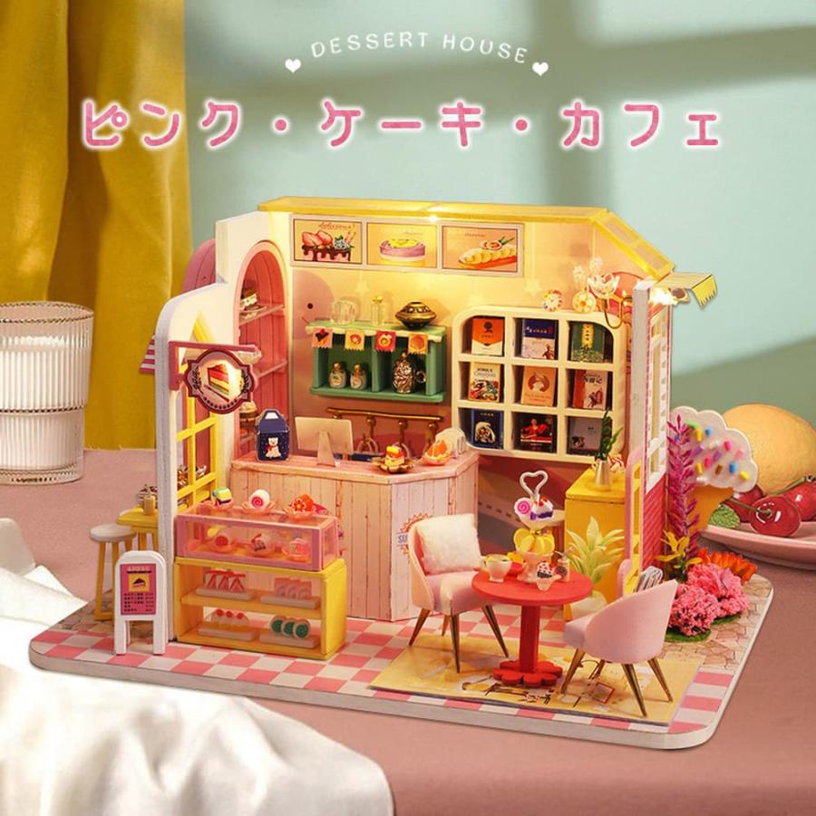 *完成品*ドールハウス ケーキ屋 カフェ 喫茶店 前面開閉 フレンチ クリスマス 完成品*ドールハウス ケーキ屋 カフェ 喫茶店 前面開閉 フレンチ