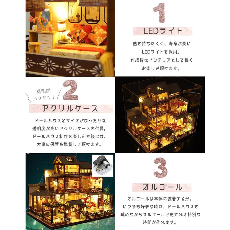 ミニチュア ドールハウス 小物 アンティーク 化粧品 雑貨 インテリア セット 小物も全てセット♪アンティーク風飾り棚 アンティーク