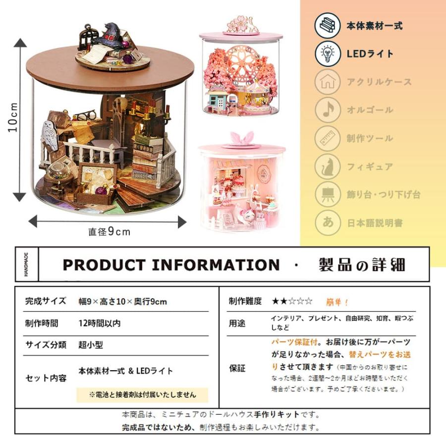 ドールハウス ミニチュア 手作りキット セット 英語説明書