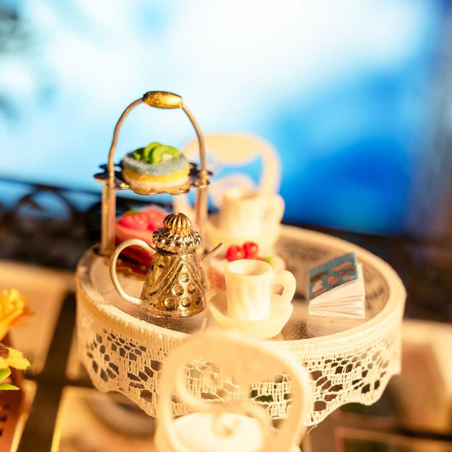 1/24 ドールハウス ミニチュア 手作りキット お花がたくさんの