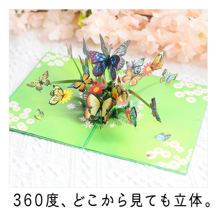 グリーディング ちょうちょ 蝶 幻想的 バタフライ 楽園 ファンタジー 