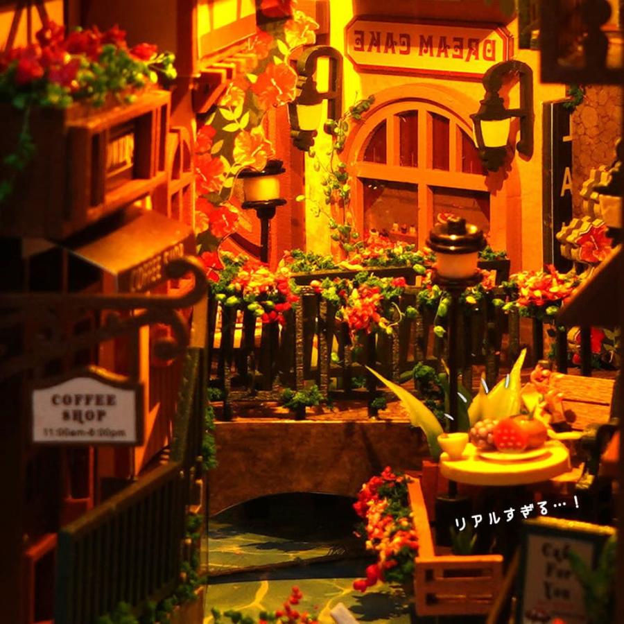 ドールハウス ミニチュア 手作りキット 本の中の小さな街