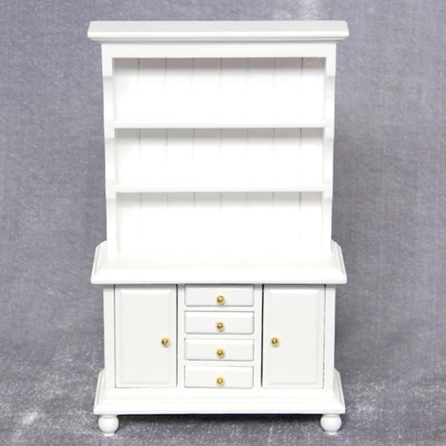 ミニチュア1/12 家具 ドールハウス 棚 幅9×高さ16×奥行4cm 白