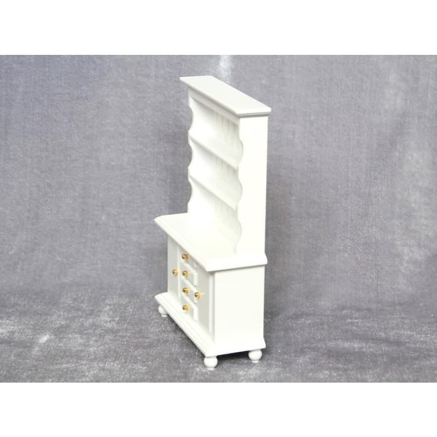ミニチュア1/12 家具 ドールハウス 棚 幅9×高さ16×奥行4cm 白