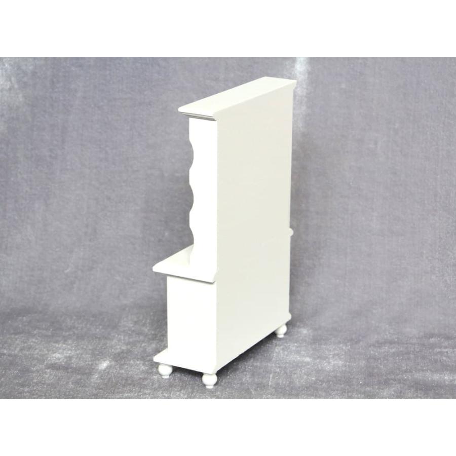 ミニチュア1/12 家具 ドールハウス 棚 幅9×高さ16×奥行4cm 白 ホワイト 食器棚 木製 ウッド カップボード ダイニング キッチン 人形 ドール レトロ クラシック |  | 07