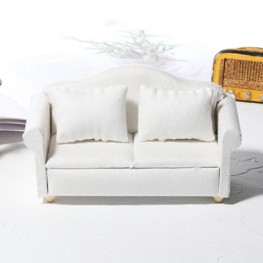 アンティーク♡ドール用ソファ Antique sofa miniature made from wooden boards [1/12 scale