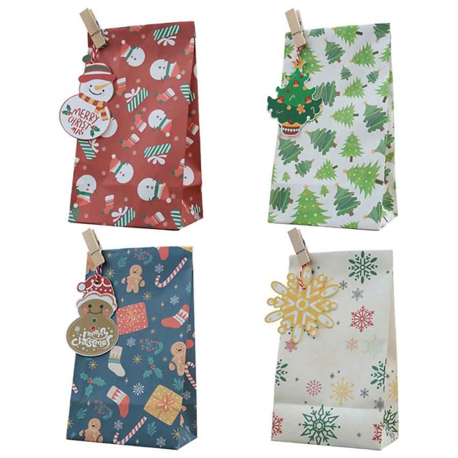 いくまる様】R267 クリスマスの包装紙4枚セット(880) いくまる様】R267