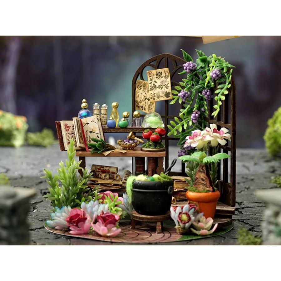ドールハウス ミニチュア 手作りキット セットテラリウム 瓶 ドリーム