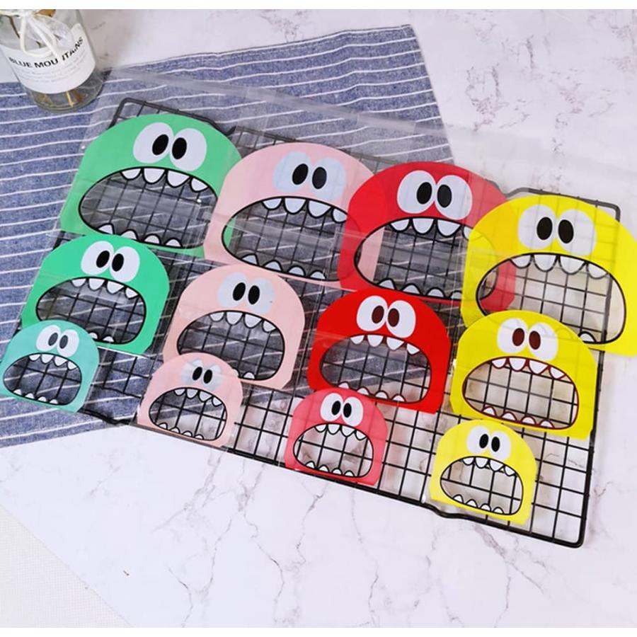 ラッピング 200枚セット 10×10cm OPP袋 （レッド&ピンク） ビニール袋